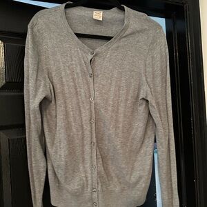 Faded Glory Light Gray Women's Cardigan